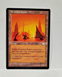 Magic the Gathering: SCORCHED RUINS - WEATHERLIGHT Deck Rare MTG NM LP - Image 1