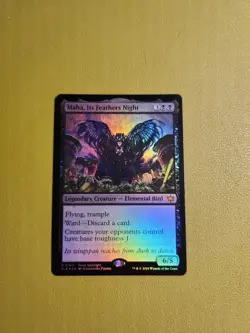 Maha, Its Feathers Night [Bloomburrow] Foil Near Mint - Image 1