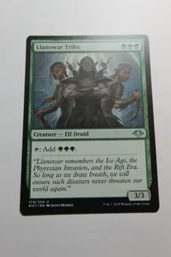 MTG Llanowar Tribe x1- -Modern Horizons-Lightly Played - Image 1