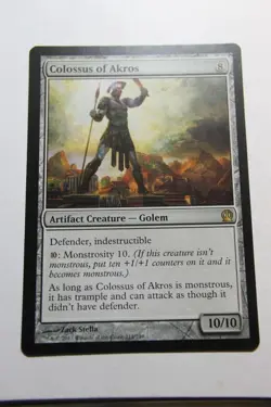 MTG Colossus of Akros x1- -Theros-Lightly Played - Image 1