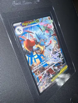 Mega Lucario Ex 179/132 Mega Evolution Secret illustration Rare Pokemon Card NM - Image 5