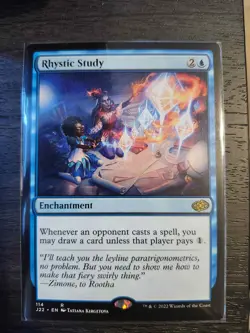 MTG Magic the Gathering Rhystic Study (114/835) Jumpstart 2022 - Image 1