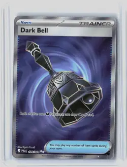 Dark Bell 106/084 Ultra Rare Pitch Black Pokemon Holo Near Mint - Image 1
