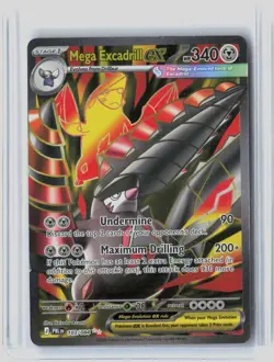 Mega Excadrill ex 103/084 Ultra Rare Pitch Black Pokemon Holo Near Mint - Image 1
