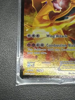 Pokemon TCG Charizard EX XY121 Black Star Promo Full Art Holo Card 2016 MP - Image 5