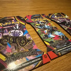 Lot of 3) Pokemon Pitch Black Factory Sealed Sleeved Booster Packs - Image 2