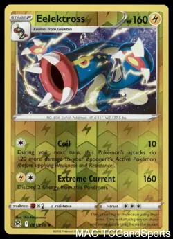 Eelektross 061/196 Reverse Holo Lost Origin Pokemon TCG NM - Image 1