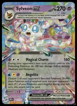 Sylveon ex 041/131 Holo Prismatic Evolutions Pokemon TCG NM - Image 1