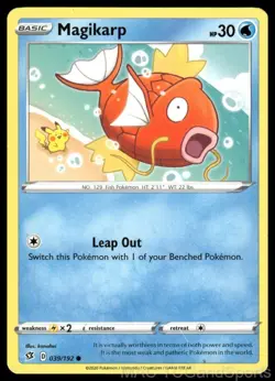 Magikarp 039/192 Rebel Clash Pokemon TCG NM - Image 1