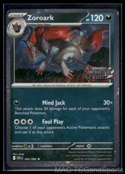 Zoroark 062/086 Stamped Cosmos Holo White Flare Pokemon TCG NM - Image 1
