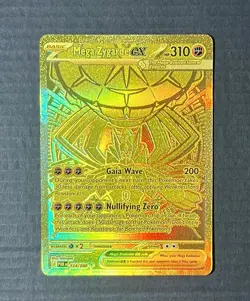 Pokemon TCG Mega Zygarde EX hyper Rare Gold 124/088 Perfect Order NM EASY PSA 10 - Image 1