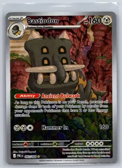 Bastiodon 093/084 Illustration Rare Pitch Black Pokemon Holo Near Mint - Image 1