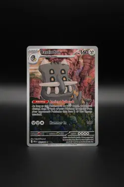 Bastiodon 093/084 Illustration Rare Pitch Black Pokemon Holo Near Mint - Image 1