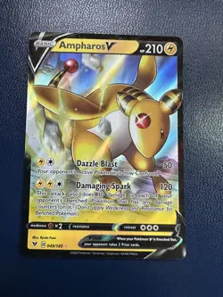 Ampharos V 049/185 Holo - Pokemon Vivid Voltage NM - Image 1