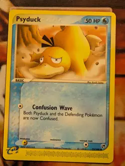 Psyduck 73/100 Sandstorm regular MP Pokemon - Image 1