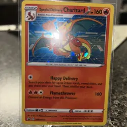 Pokemon TCG Special Delivery Charizard SWSH075 Sword & Shield Promo NM - Image 1