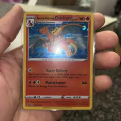 Pokemon TCG Special Delivery Charizard SWSH075 Sword & Shield Promo NM - Image 4