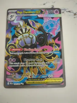 Pokemon Mega Chandelure EX 099/084 Full Art Ultra Rare - Image 3