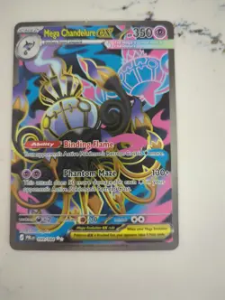 Pokemon Mega Chandelure EX 099/084 Full Art Ultra Rare - Image 4