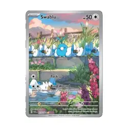 Pokemon TCG Swablu 213/182 Paradox Rift Illustration Rare Holo ENG - Image 1