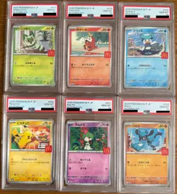 PSA 10 Complete Set Sequential Pikachu 020/M-P McDonald's Promo 2025 Pokemon - Image 1