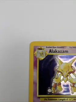 Pokemon Alakazam Holo Rare Base Set 2 1/130 - HP - Image 5