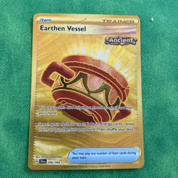 Pokemon TCG Earthen Vessel 096/064 Temporal Forces Ancient Reverse Holo - Image 1