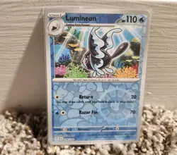 Lumineon 036/142 Reverse Holo Pokemon Stellar Crown - Image 1