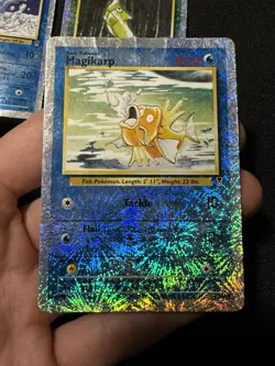 Reverse Holo Legendary Collection Pokemon Card Lot DMG Magikarp lot of 3 PSA 1 - Image 2