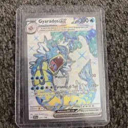 Pokemon TCG Gyarados ex Full Art Ultra Rare Holo Paldea Evolved 225/198 - Image 1