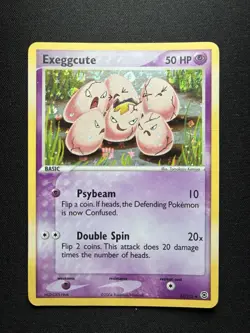 Exeggcute 33/112 FireRed & LeafGreen Pokemon Reverse Holo DMG Tomokazu Komiya - Image 1