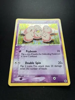 Exeggcute 33/112 FireRed & LeafGreen Pokemon Reverse Holo DMG Tomokazu Komiya - Image 2