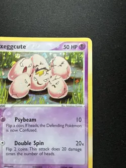 Exeggcute 33/112 FireRed & LeafGreen Pokemon Reverse Holo DMG Tomokazu Komiya - Image 3