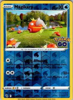 Pokemon PGO Magikarp 021/078 N-DESIGN Inc. NM Reverse Holo - Image 1