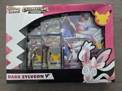 pokemon Celebrations dark sylveon v box - Image 1