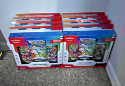 8 Brand New Sealed Pokemon First Partner Illustration Collection Series 2 Boxes - Image 2