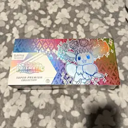 Scarlet & Violet Prismatic Evolutions Super-Premium Collection Box Pokemon TCG - Image 1