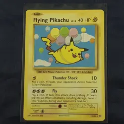Flying Pikachu 110/108 Secret Rare Evolutions Pokemon Near Mint - Image 1