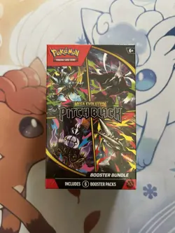 Pokemon TCG Mega Evolution— Pitch Black Booster Bundle 6 Packs Sealed Box - Image 1