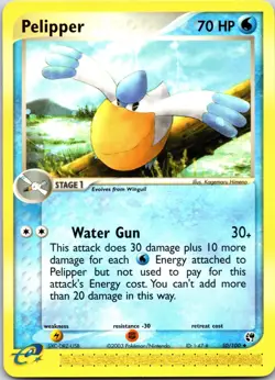 Pelipper 50/100 Uncommon Sandstorm Pokemon LP - Image 1
