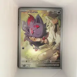 2025 Pokemon N's Zorua #189 SVP Black Star Promo Holo Journey Together NM - Image 1