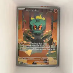 2025 Pokemon Mega Evolution ME01 Marshadow #146/132 Illus Rare IR NM - Image 1