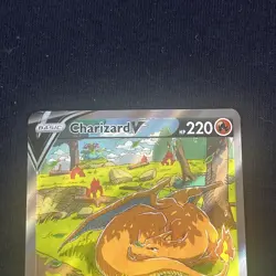 Charizard V SWSH260 Full Art Holo Black Star Promo Pokemon Card LP - Image 2