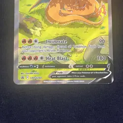 Charizard V SWSH260 Full Art Holo Black Star Promo Pokemon Card LP - Image 3