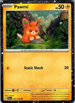 Pokemon MCAP Pawmi (Cosmo Foil) 074/193 sowsow NM Holo - Image 1