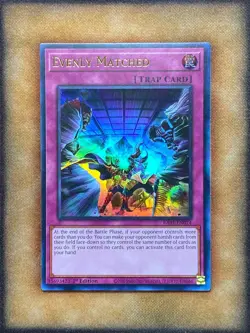 Yugioh Evenly Matched RA01-EN074 Ultra Rare 1st Ed NM - Image 1