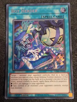 Yugioh Bot Herder - MP25-EN149 - Prismatic Secret Rare - NM - Image 1