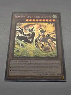 Shiina, Twin Tempests of Celestial Thunder BPRO-EN027 Secret Rare Yugioh Mint - Image 2