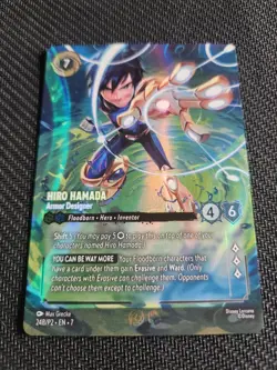 Disney Lorcana Hiro Hamada - Armor Designer 24B/P2 Set Championship Promo - Image 1