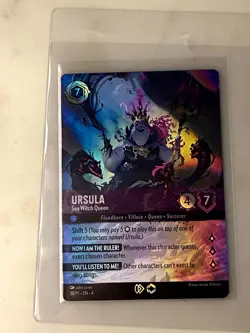 Ravensburger Disney Lorcana TCG Ursula - Sea Witch Queen 38/P1 Promo Foil - Image 1